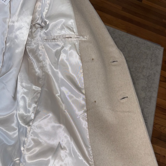 Abercrombie & Fitch Trench Coat Long Coat Tan - Picture 10 of 11